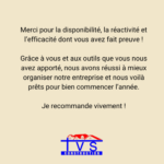 Avis de la société TVS construction